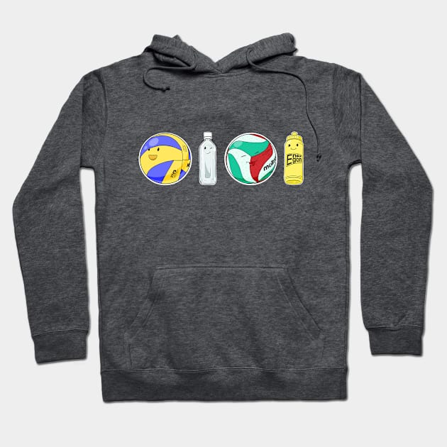 balls and bottles Hoodie by Toalfish